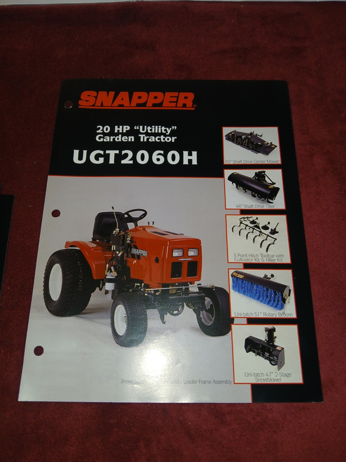 Snapper Garden Tractor Brochures