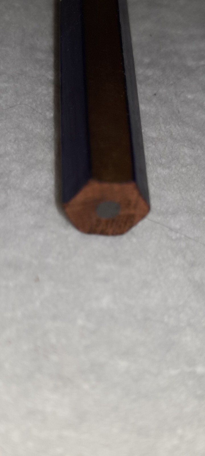 LONG FERRULE « Sherman Hatchery – Phone 1105 » Gold & Black Unused Wood Pencil