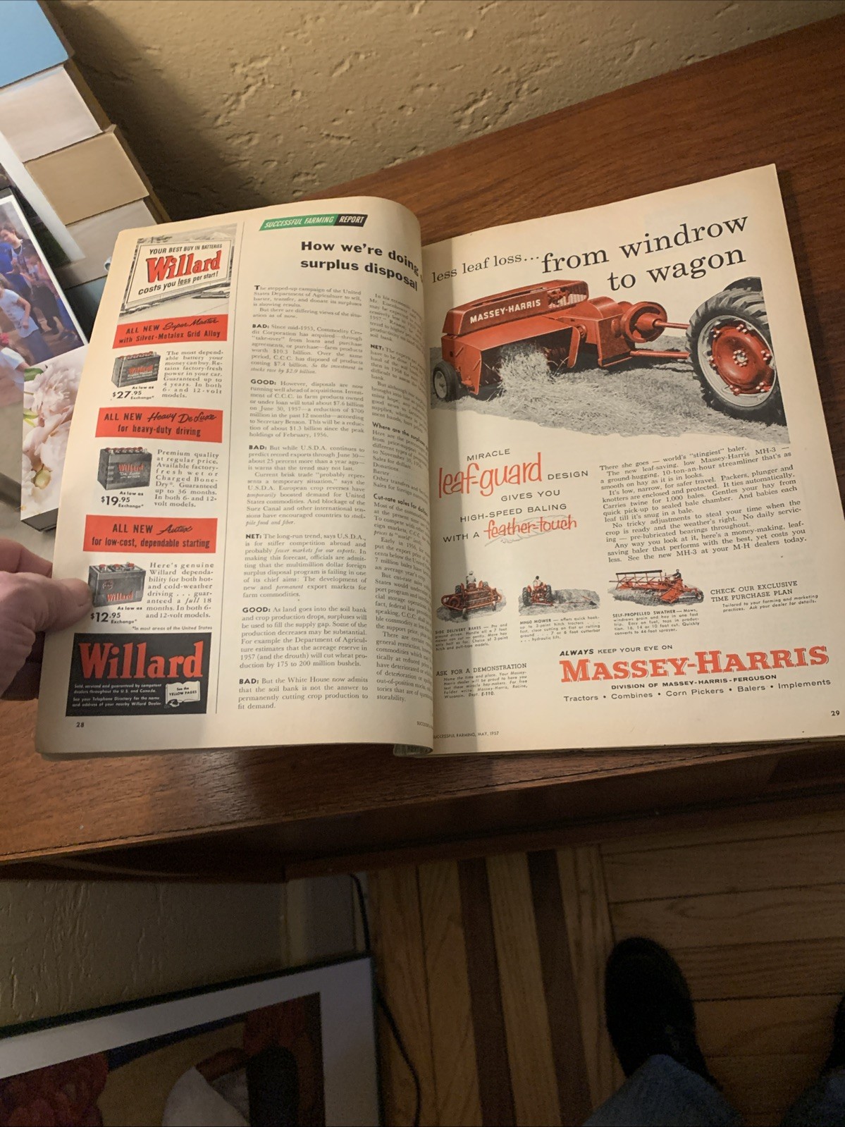 ‘SUCCESSFUL FARMING’ MAGAZINE – MAY ‘57- MAGAZINE OF FARM BUSINESS & FARM HOMES