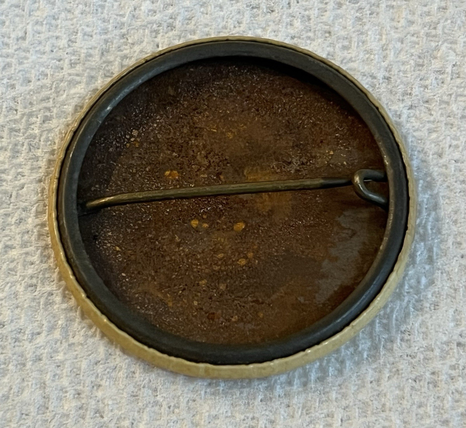 J D Tower Celluloid Pin Back The Tower System For Corn Culture Mendota IL