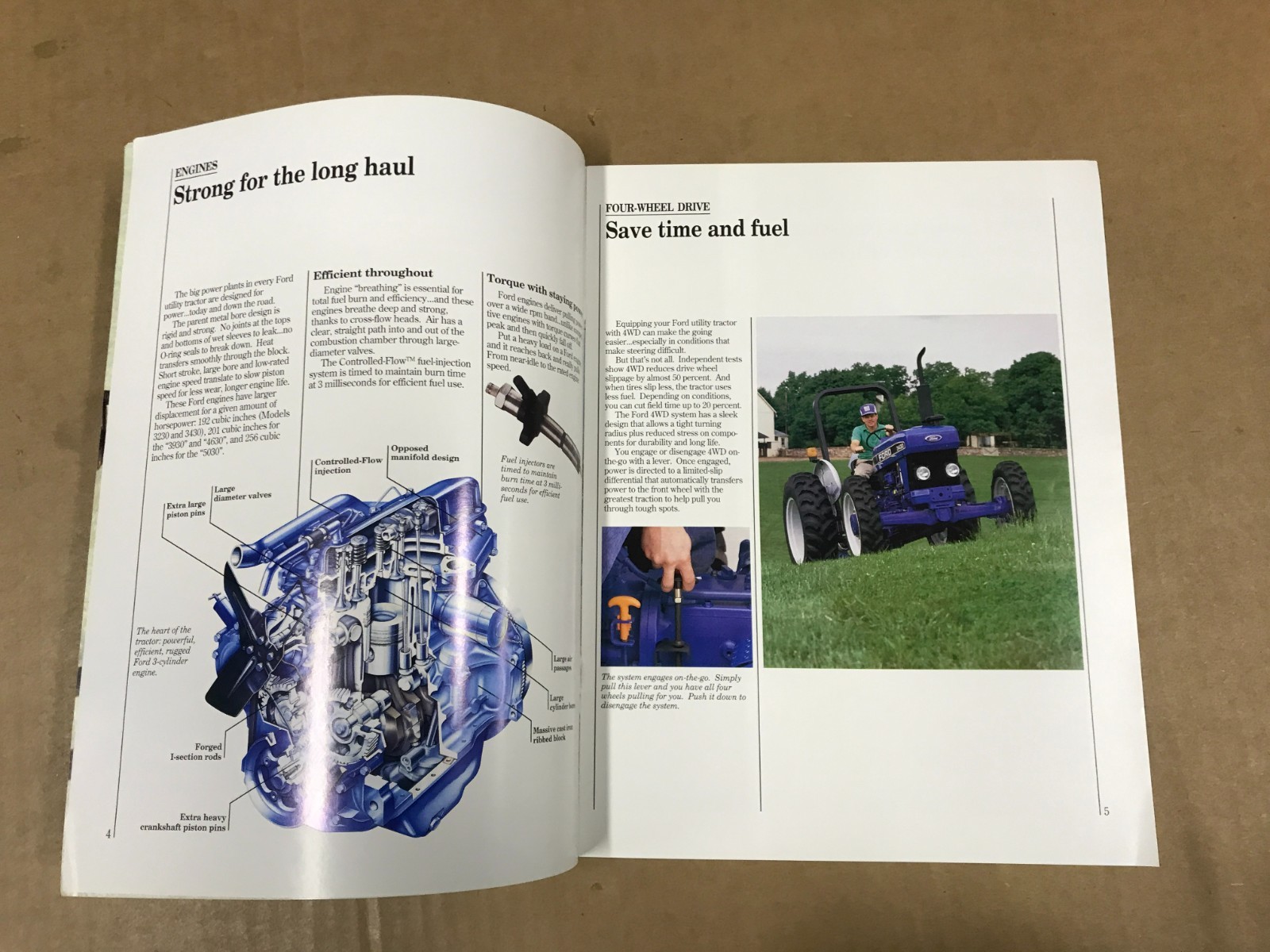 Vintage Ford 32-62 PTO HP30 Series Utility Tractors Salesman Brochure