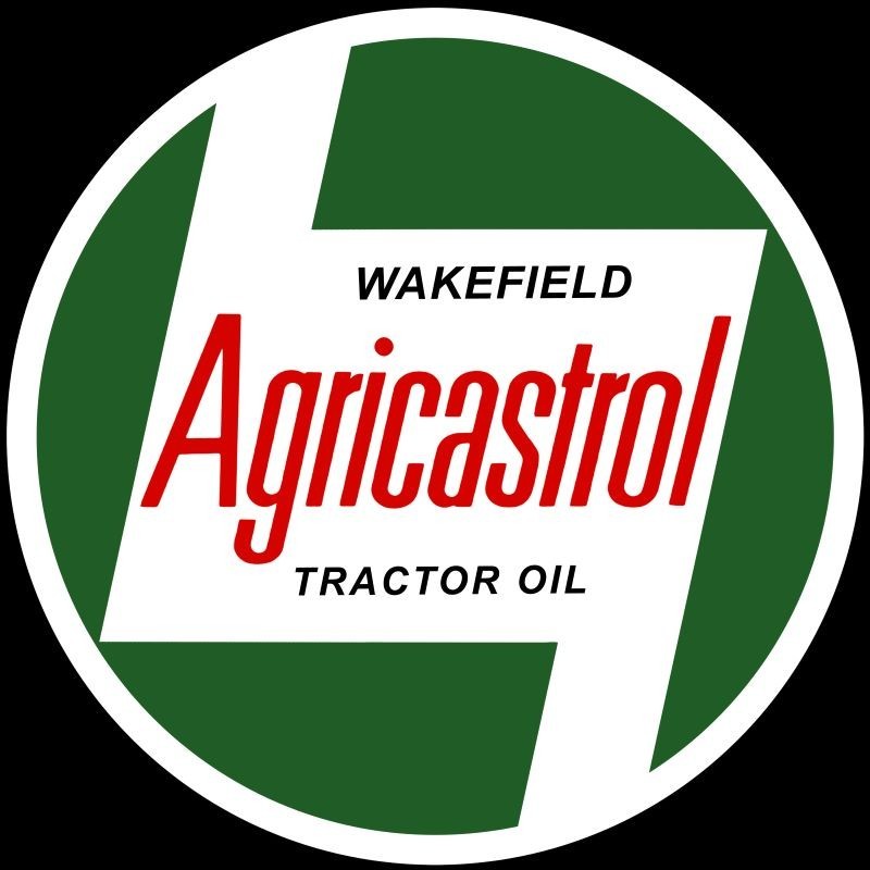 Wakefield AGRICASTROL Tractor Oil NEW METAL SIGN: 12&Prime; Dia. Round