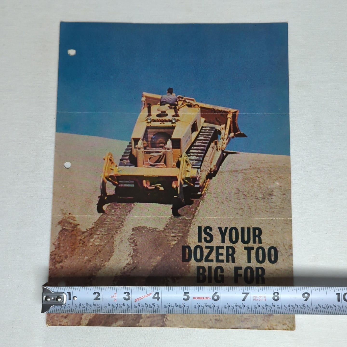 Eimco 106C power shift, high production dozer Brochure
