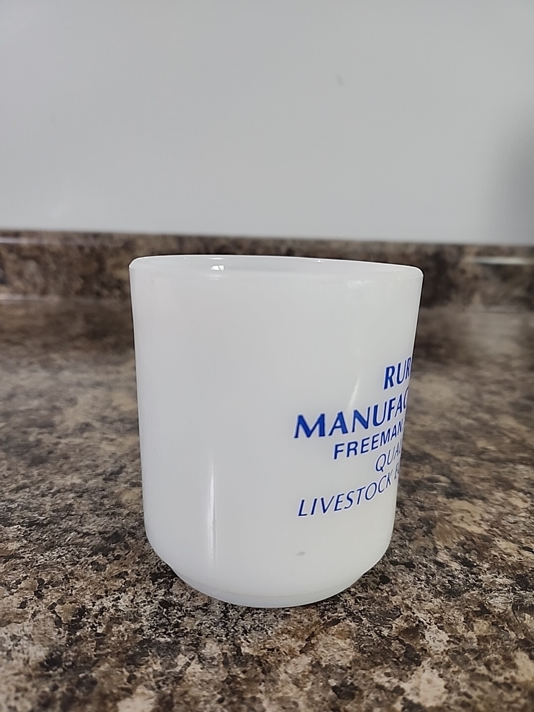 Vtg Rural Manufacturing Coffee Cup Mug Freeman South Dakota Livestock Equipment