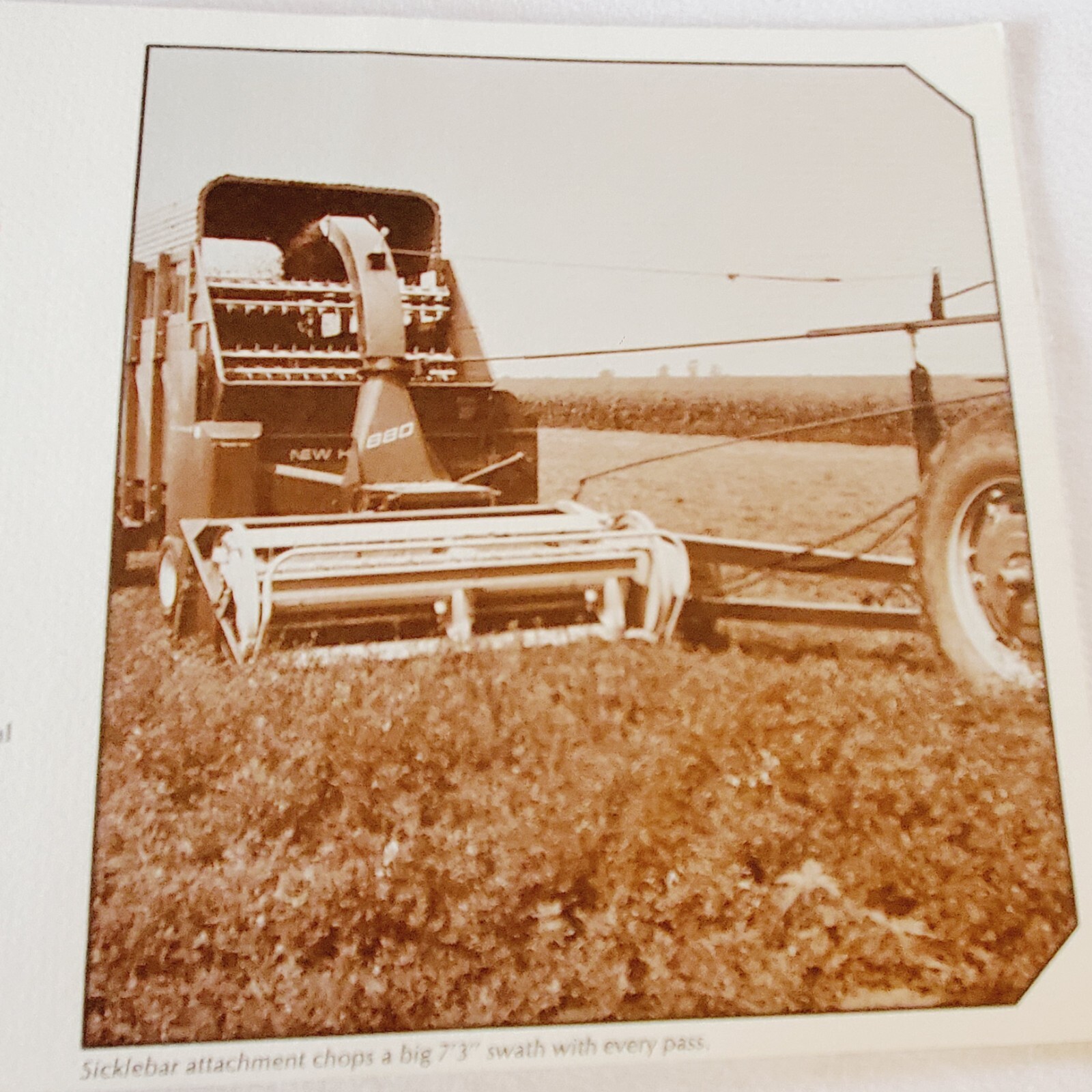 1970 New Holland Harvester Farm Equipment Advertising Booket 12 Pgs B&W Tractor