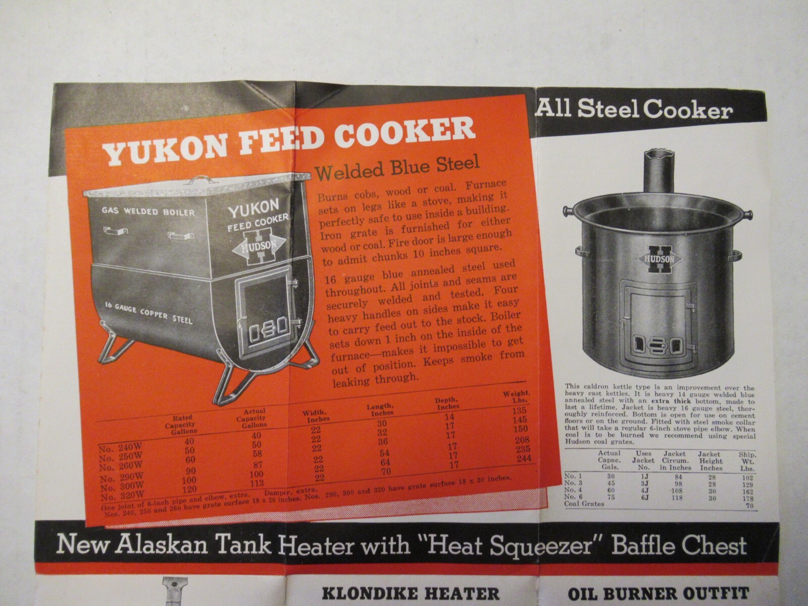 Hudson Manufacturing Co. Advertising Hog Waterers Heaters.
