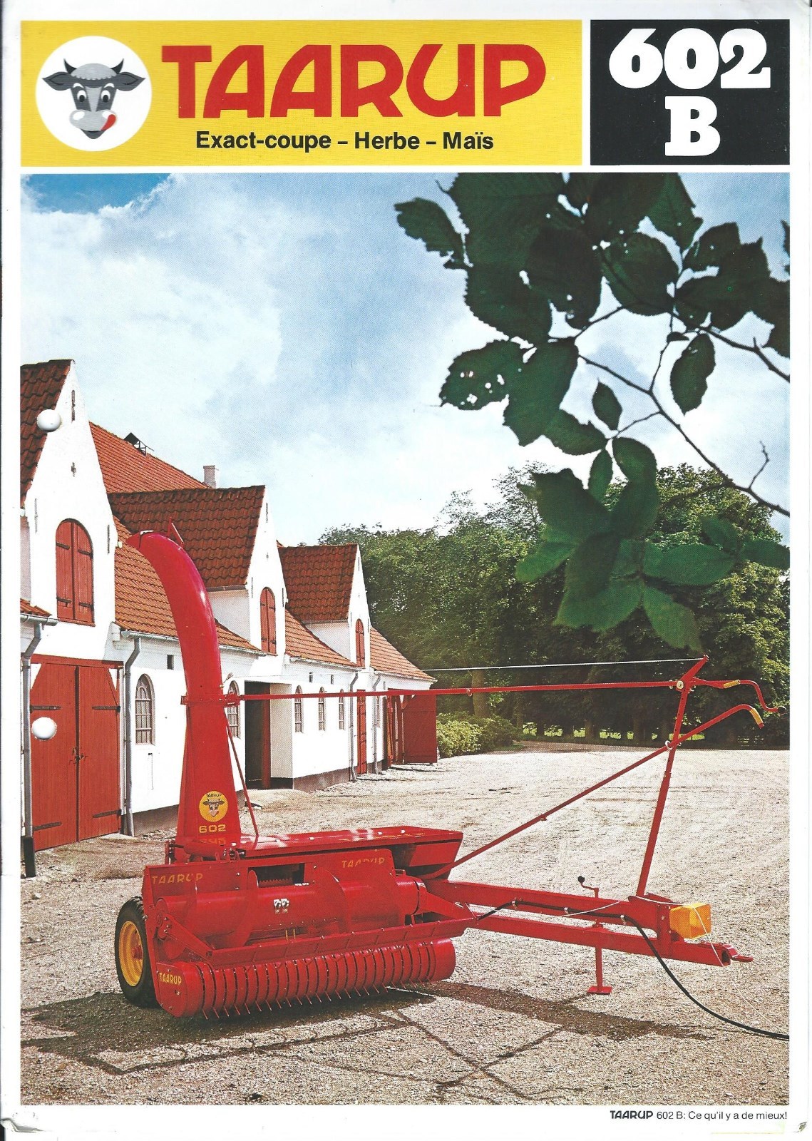 Farm Equipment Brochure – Taarup – 602B Exact Coupe Cut S FRENCH 2 item (F4746)
