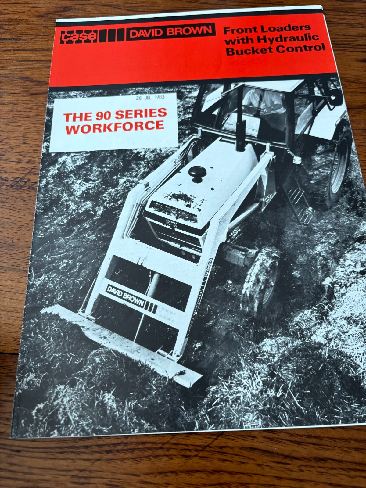 Case David Brown Front Loaders With Hydraulic Bucket Control Brochure FCCA24