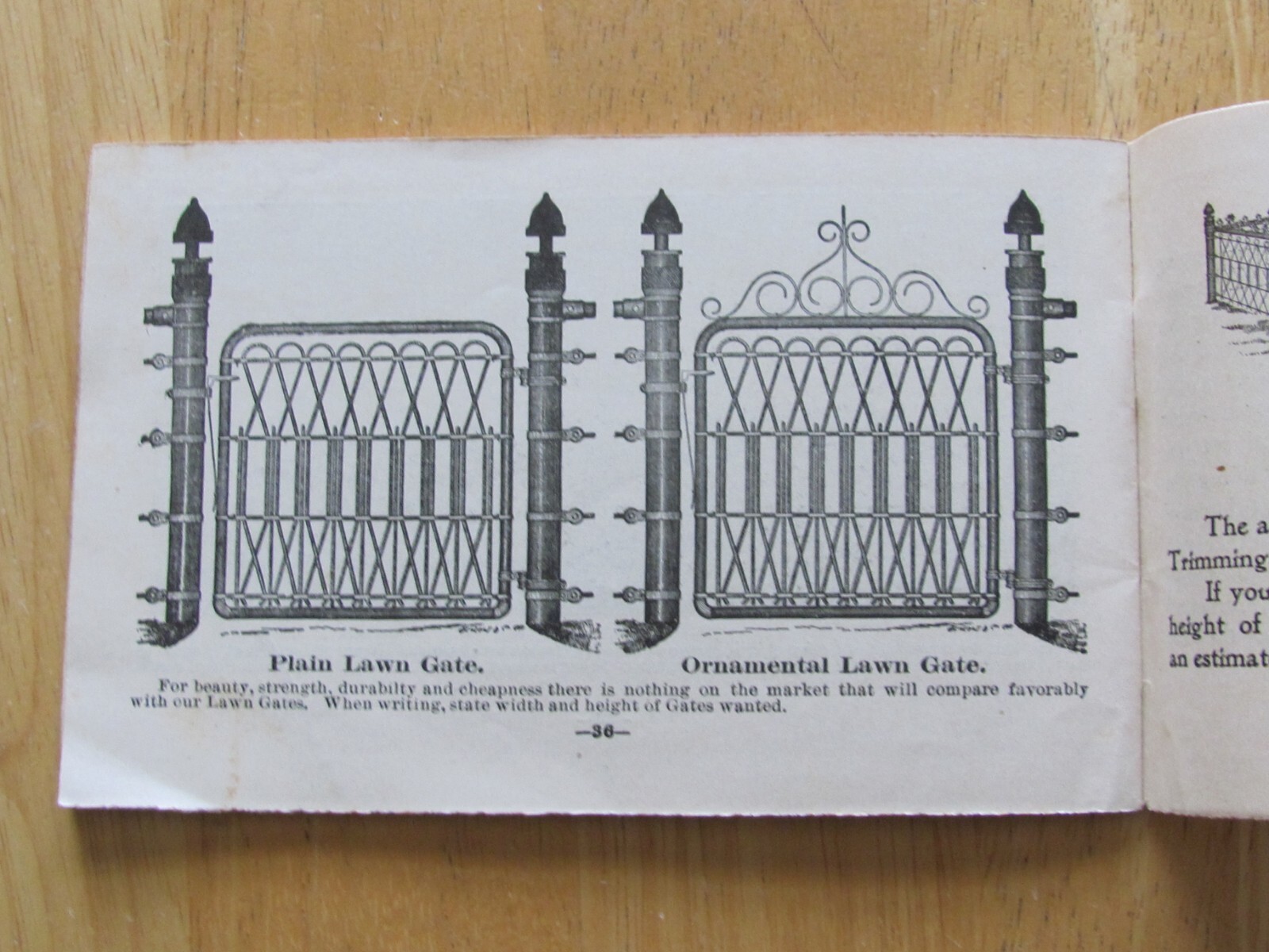 1901 CATALOG BOOKLET COILED SPRING FENCE WINCHESTER INDIANA FARM LAWN GATE