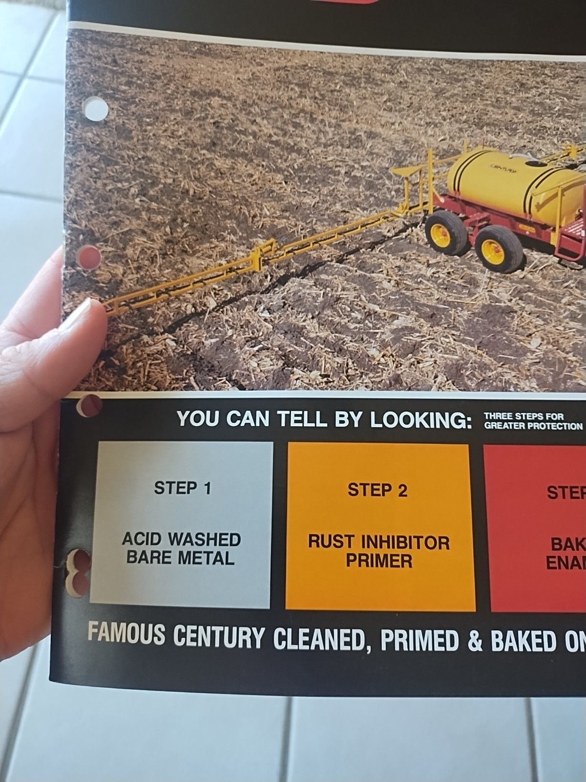 Vtg 1984 Century Sprayers Catalog Dealer Brochure Westeel Inc. Poly Tanks Parts