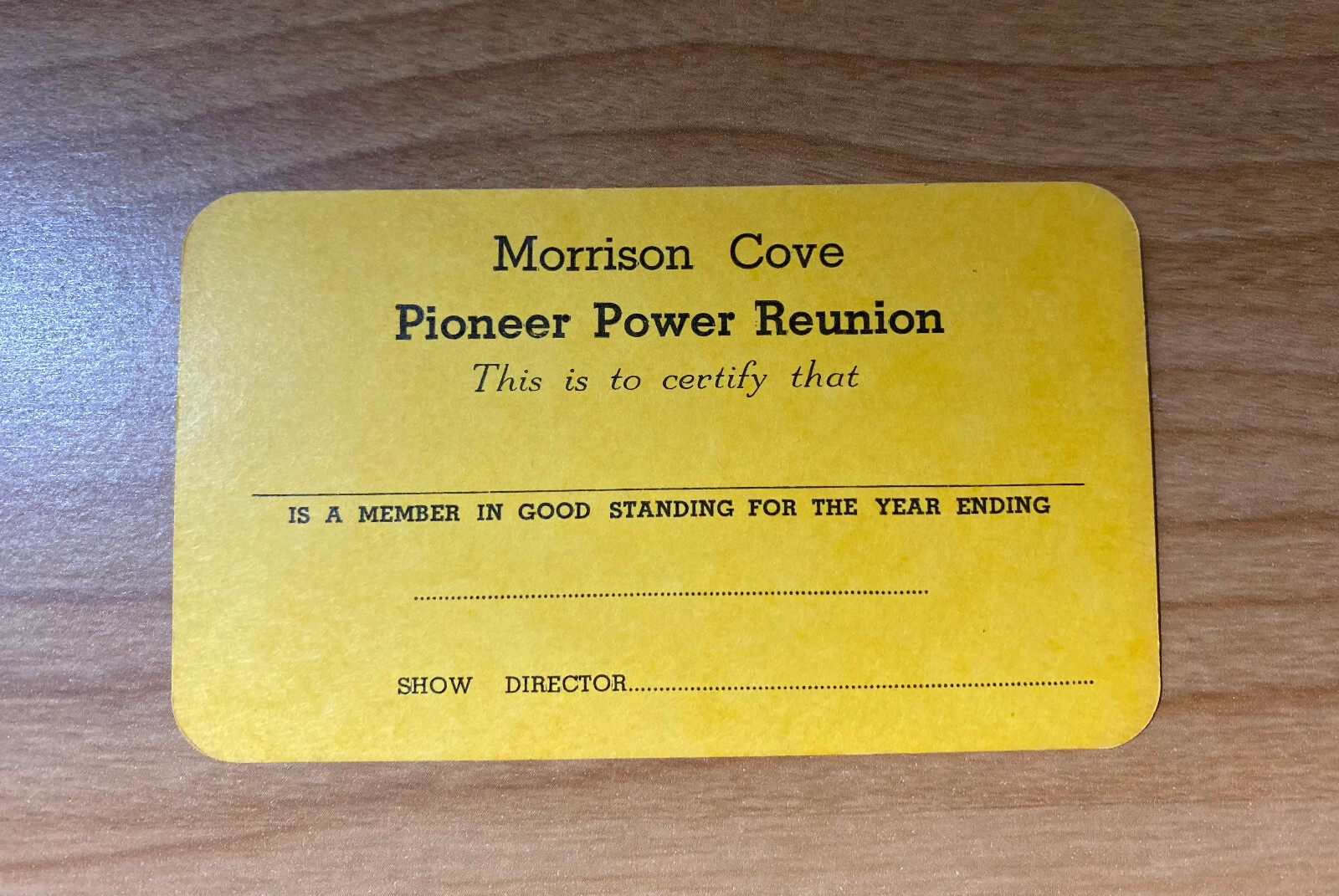 Vintage Morrisons Cove Pioneer Power Reunion Pins Lot Card 1973-74 Case Tractor