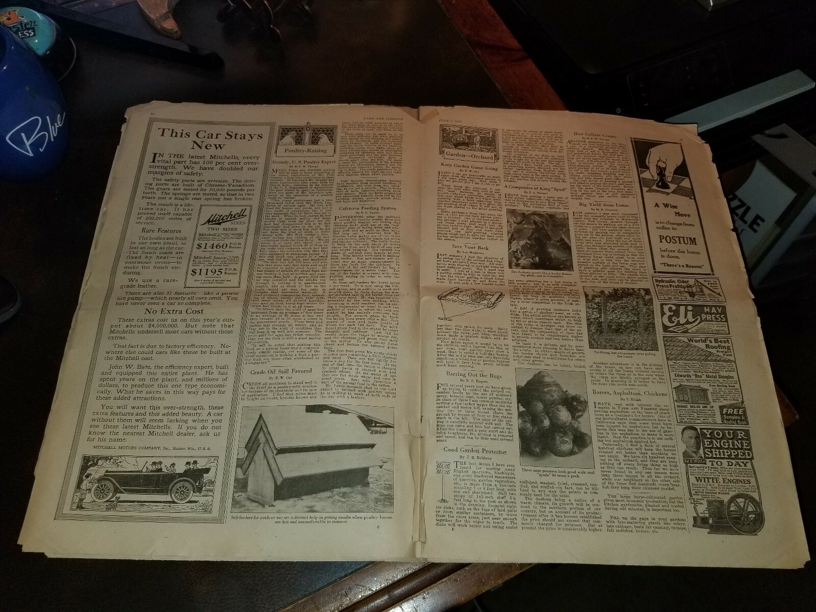 FARM and FIRESIDE The National Farm Paper 1917 DOMINO SUGAR GOODYEAR FIRESTONE