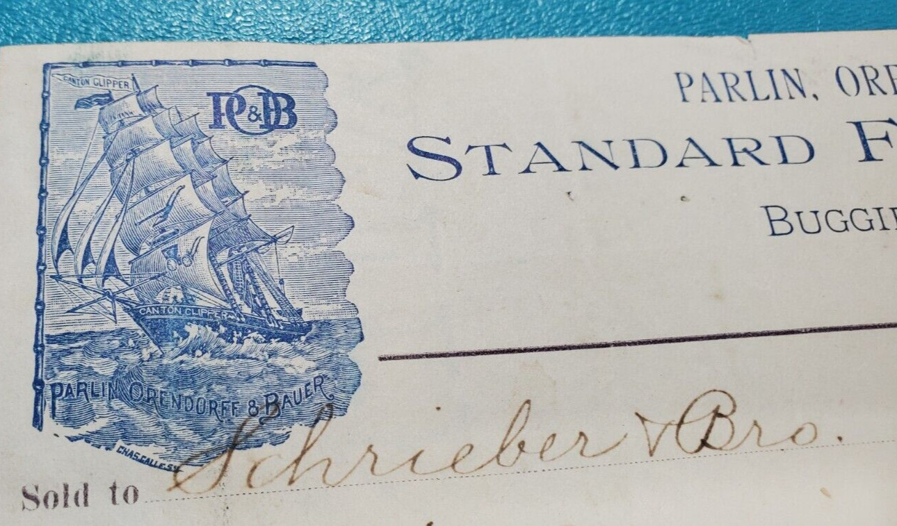 LETTERHEAD BILLHEAD STANDARD FARM MACHINERY BUGGIES WAGONS FARM IMPLEMENTS 1888