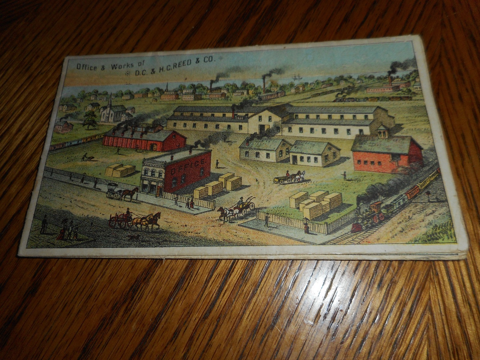 OLD KALAMAZOO SPRING TOOTH CULTIVATORS & SEEDERS FARM BROCHURE TRADE CARD FOLDER