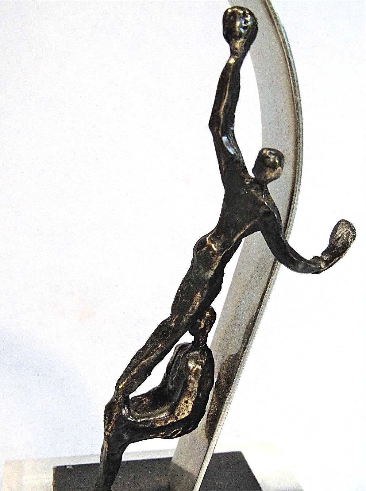 MID-CENTURY MODERN MINIATURE SCULPTURE ADVERTISING SYSTEMATE NUMAFA