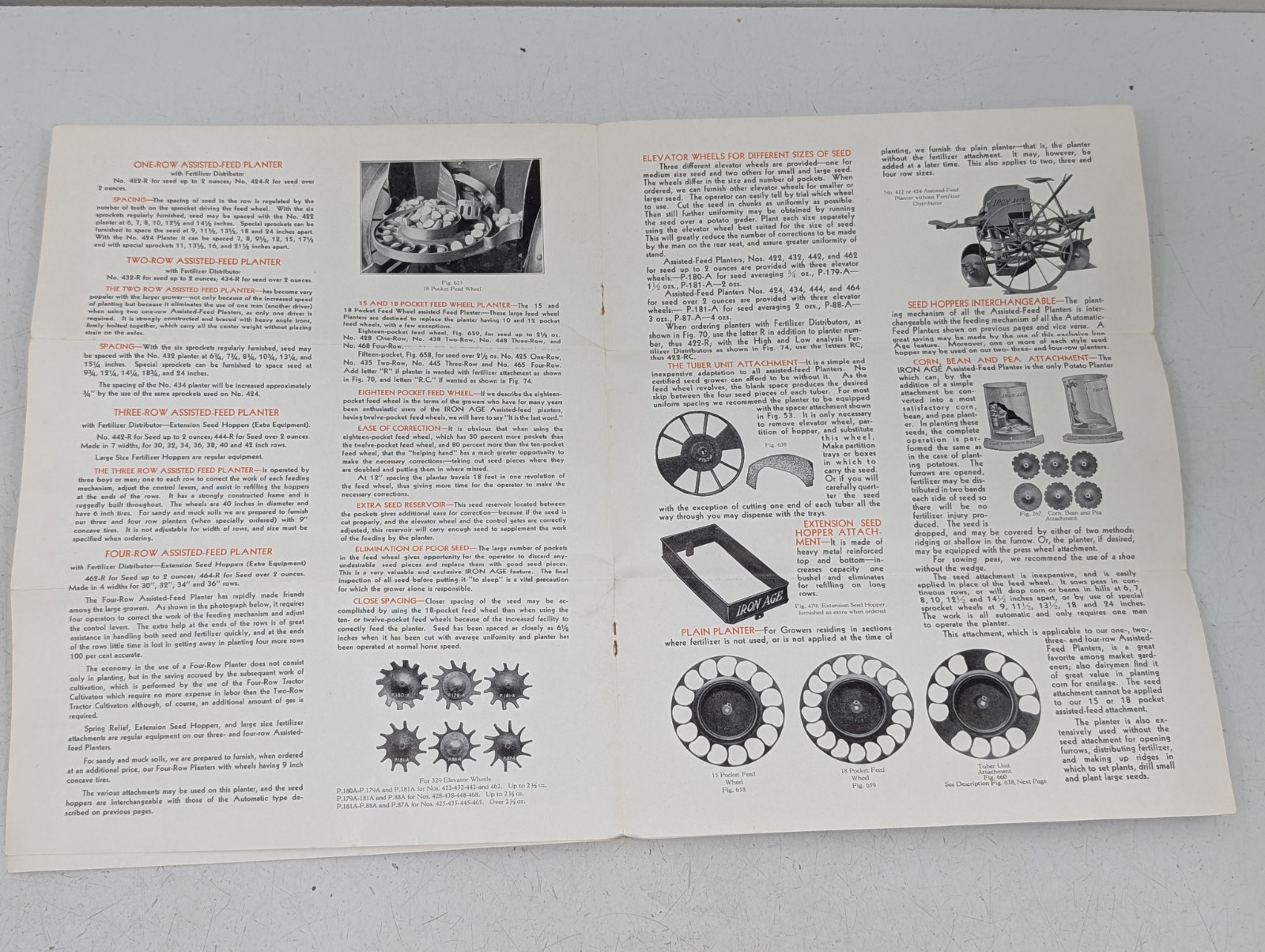 Vintage Farquhar Co. Iron Age Potato Planters Dealer Sales Brochure Original