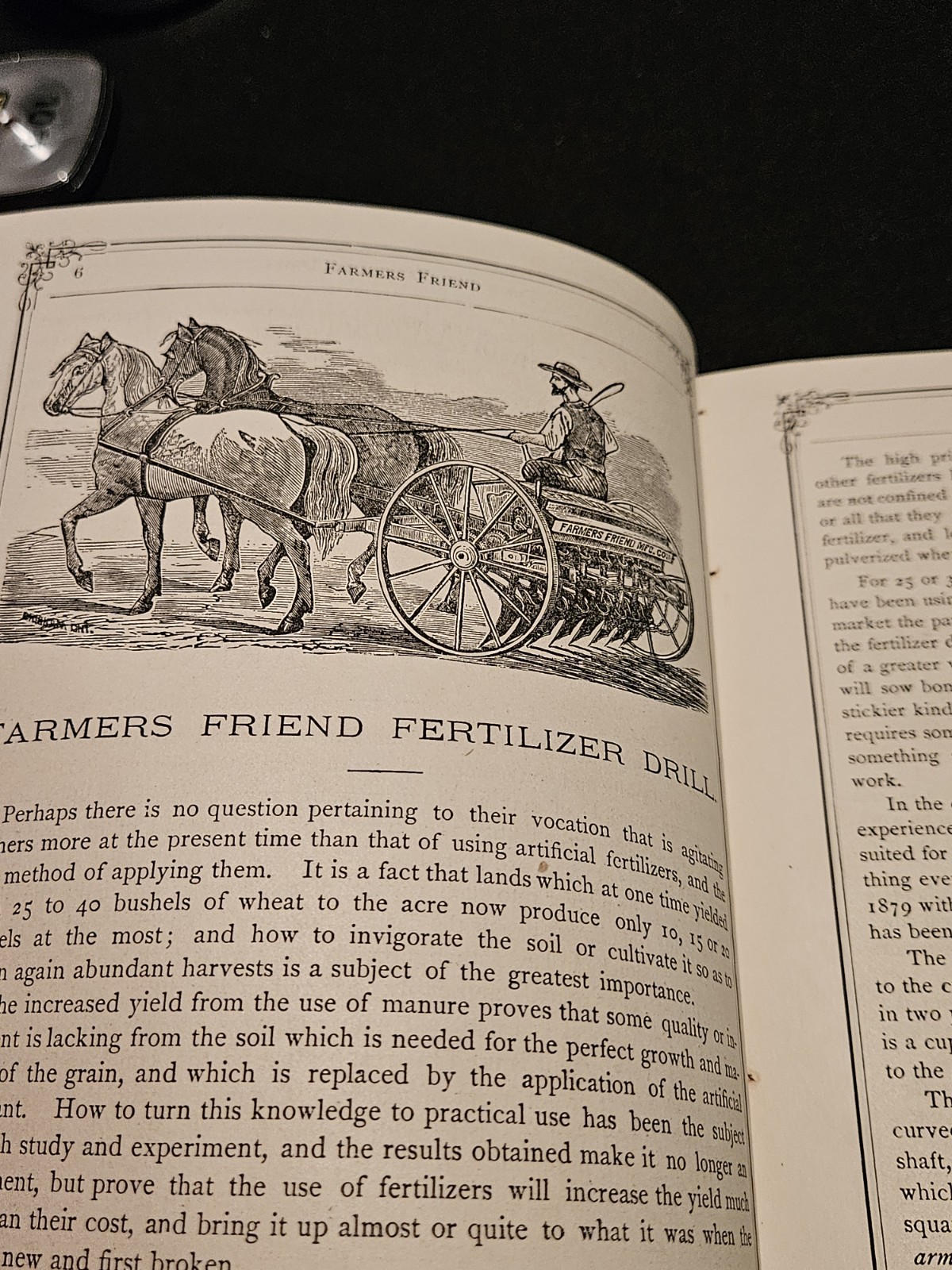 1879 Dayton Ohio Farmers Friend Grain & Drill Brochure Tractor