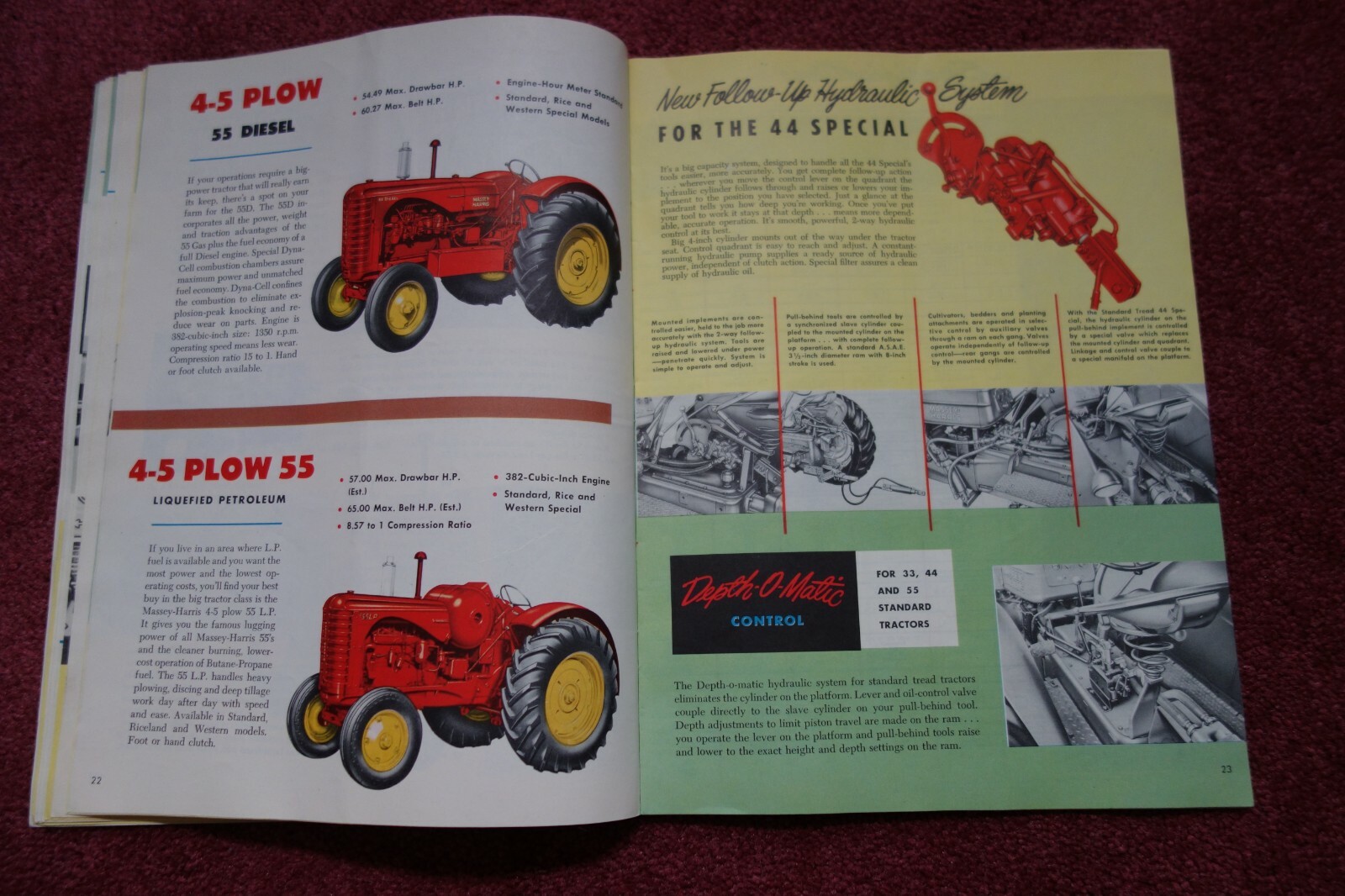 MASSEY HARRIS Tractors Buyer&rsquo;s guide Illustrated Full Color CATALOG