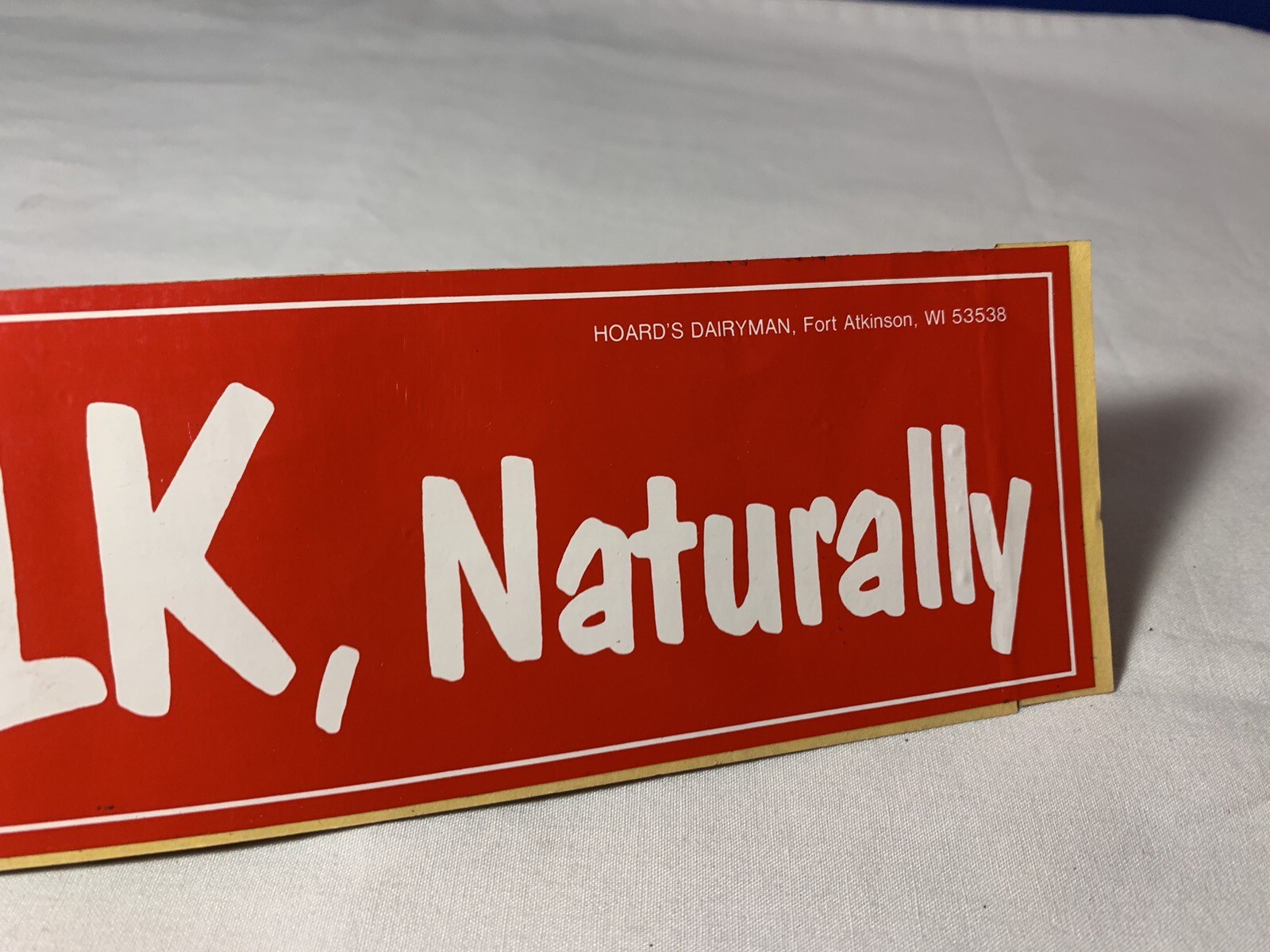 Decal Bumper Sticker Milk Naturally Dairy Milk Farm Farming Hoard&rsquo;s Dairyman