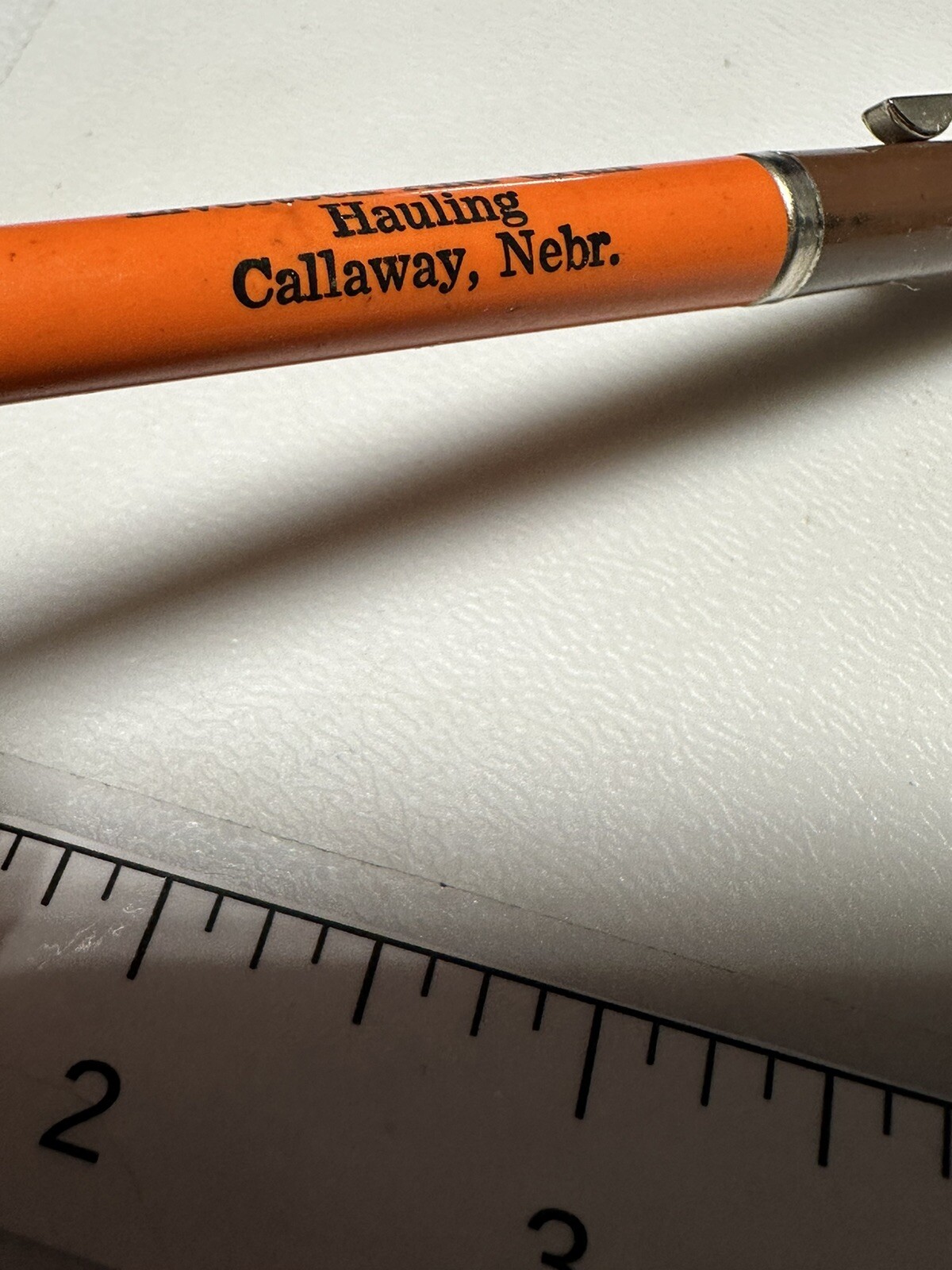 Vintage Callaway Nebraska Lange Trucking Livestock Grain Farming Ag Hauling Pen