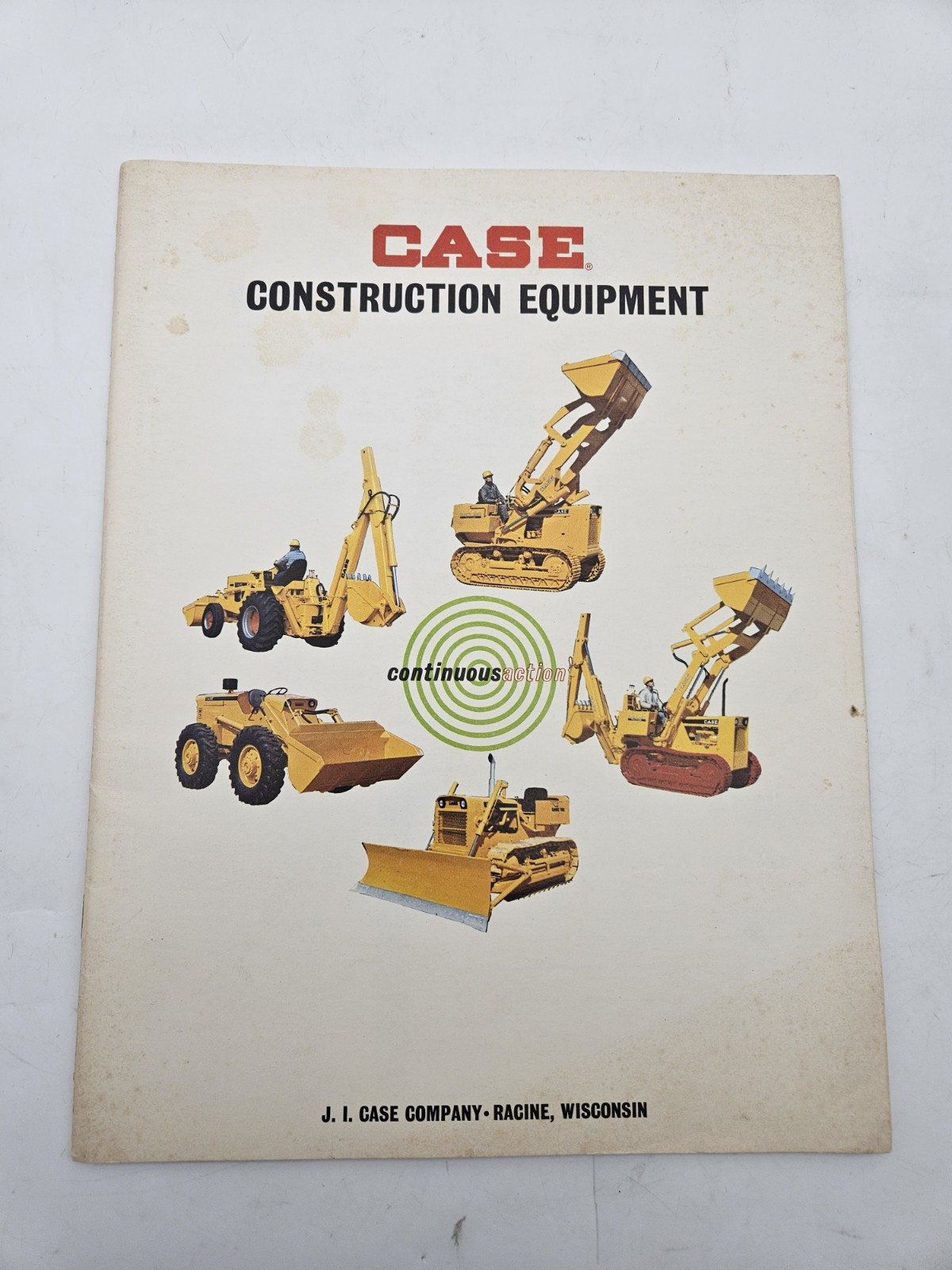 Case Construction Equipment Sales Brochure Manual Dozers Loader Tractors
