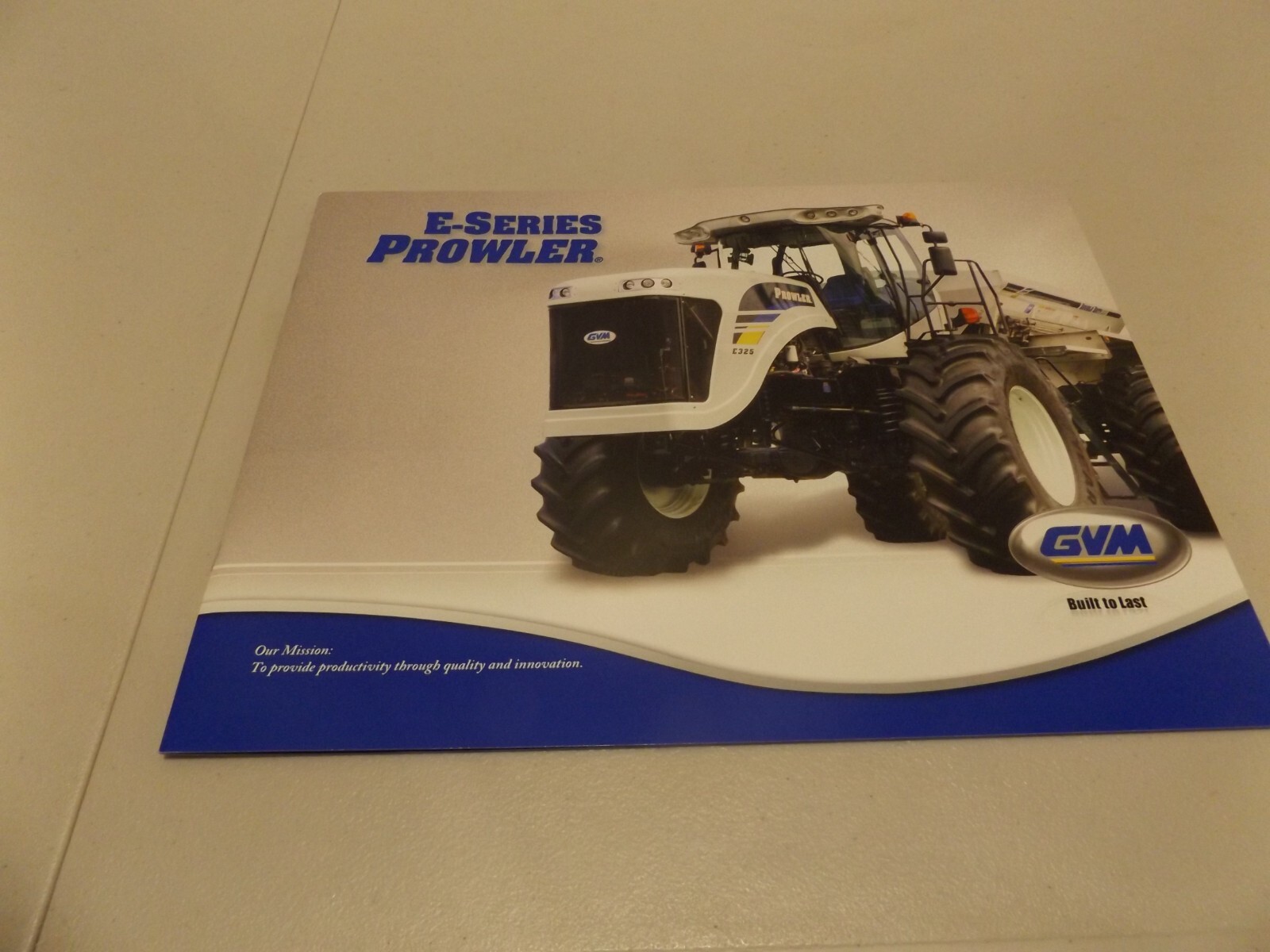 GVM SELF-PROPELLED SPRAYERS, E-SERIES PROWLER, 2013