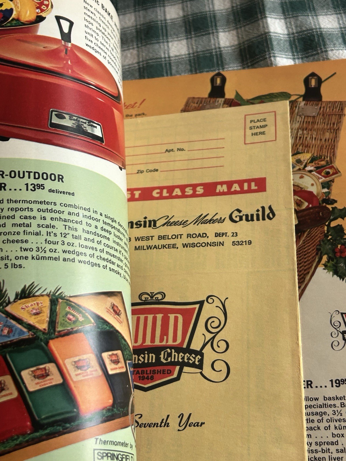Vintage 1973 WISCONSIN CHEESE MAKERS GUILD Catalog 39 Pgs