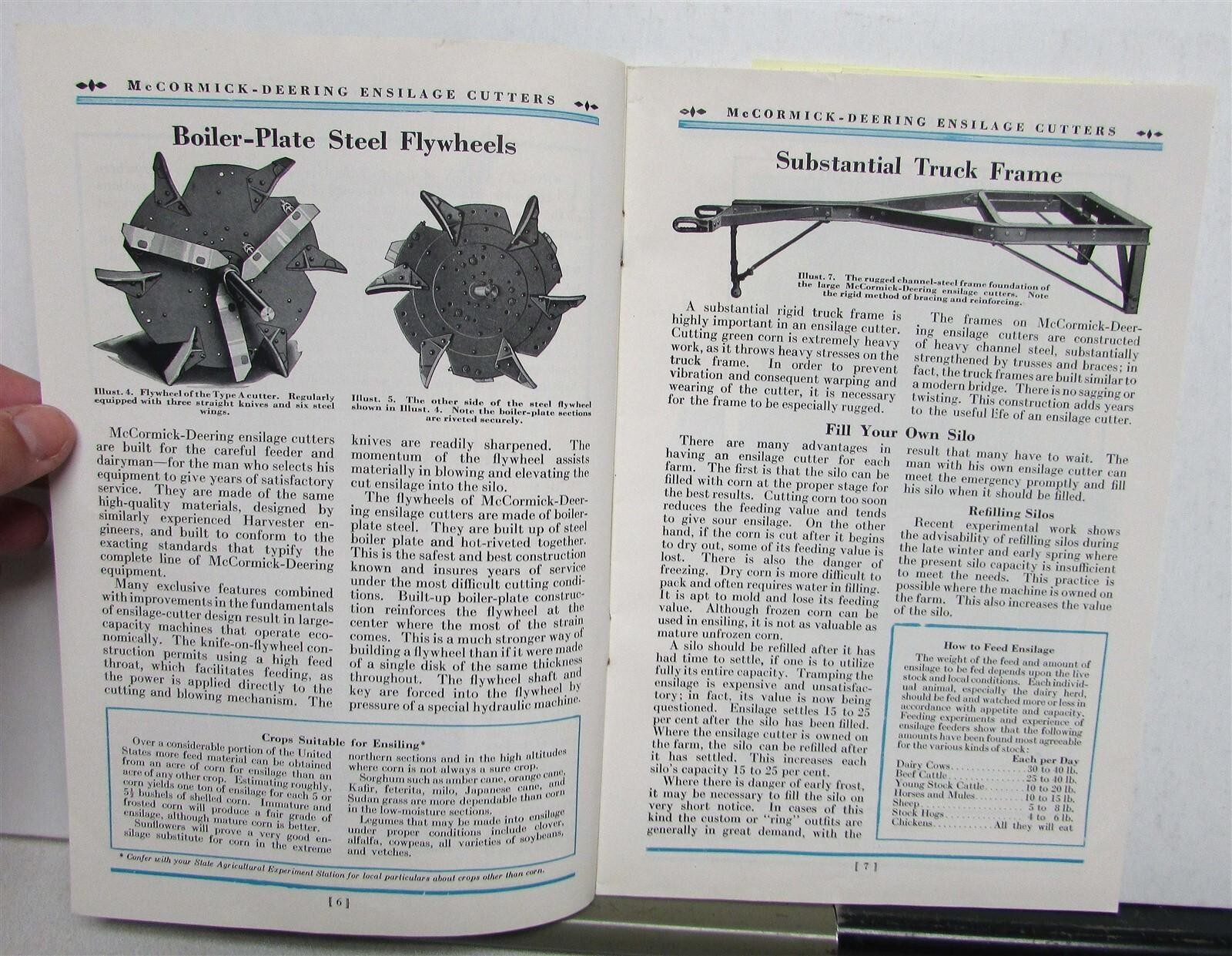1934 International Harvester McCormick-Deering Ensilage Cutters Sales Mailer