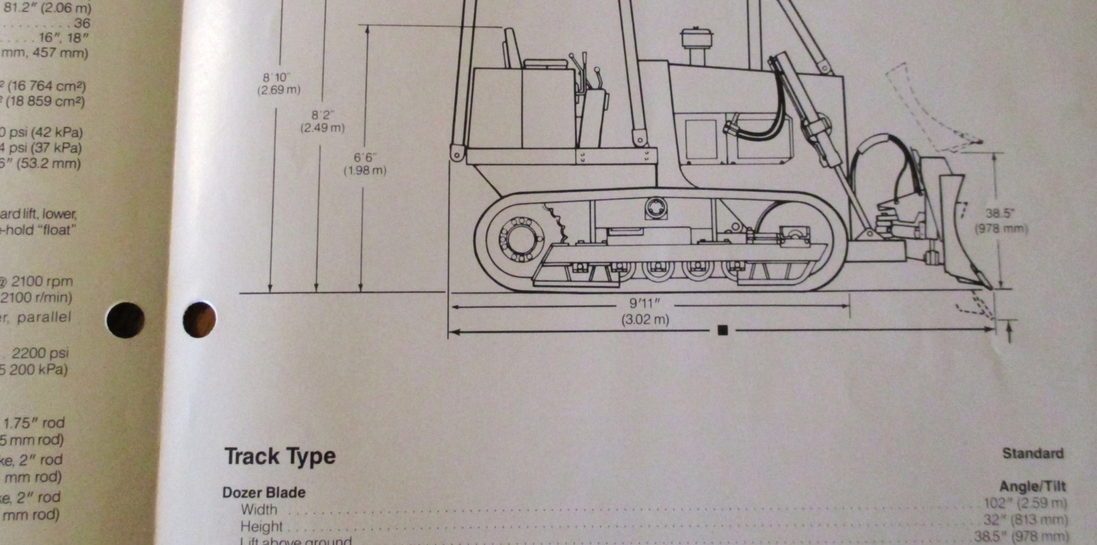 Case 650 Dozer Crawler Sales Brochure Literature Ad CE44390-R1 Dated 1991
