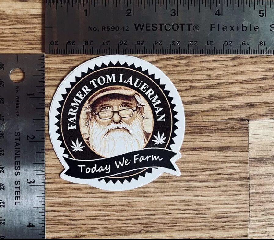 *VARIETY* GLOSSY VINYL STICKER – OREGON, USA CANNABIS CONCENTRATE ADVERTISEMENT