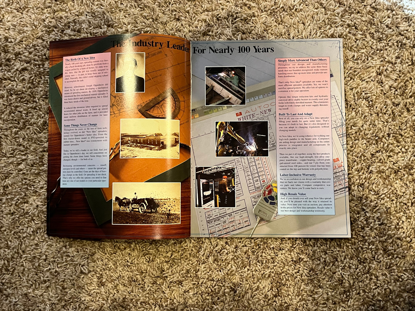 NEW IDEA AGCO BROCHURE 3700 SERIES MANURE SPREADERS