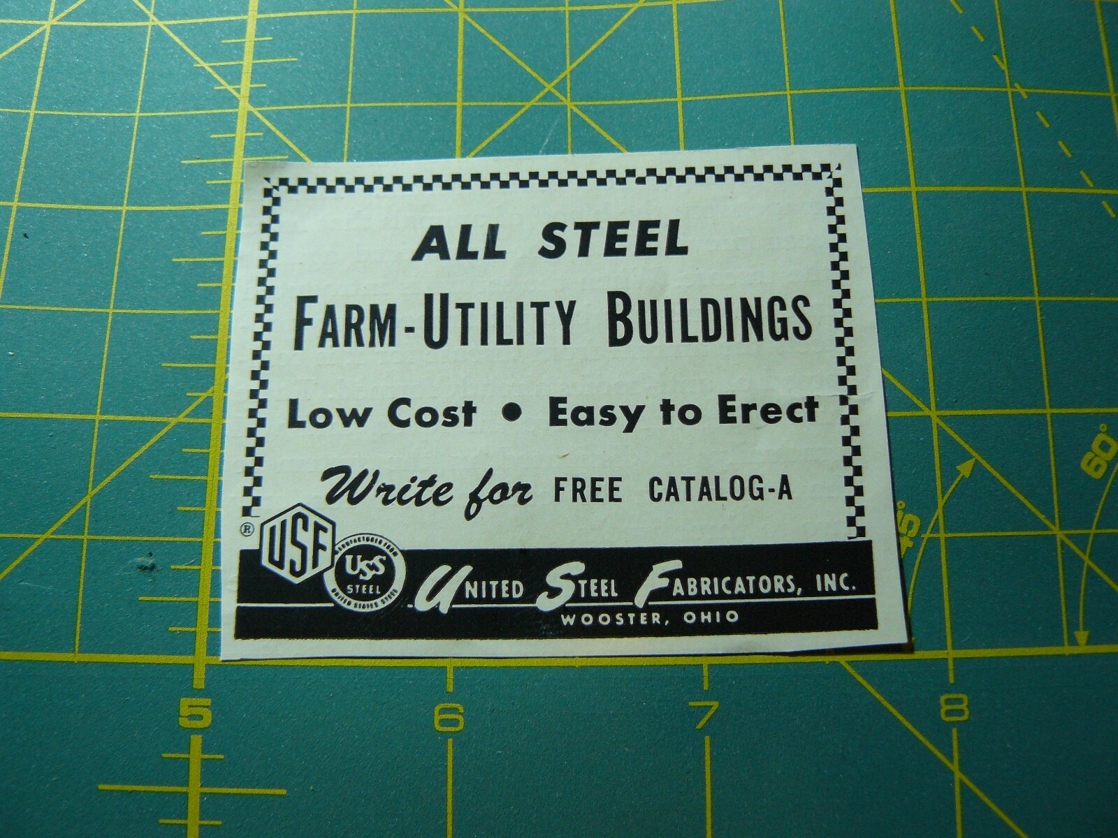 The FARM QUARTERLY -Autumn 1953- ALL STEEL FARM-UTILITY BUILDINGS / WOOSTER, OH