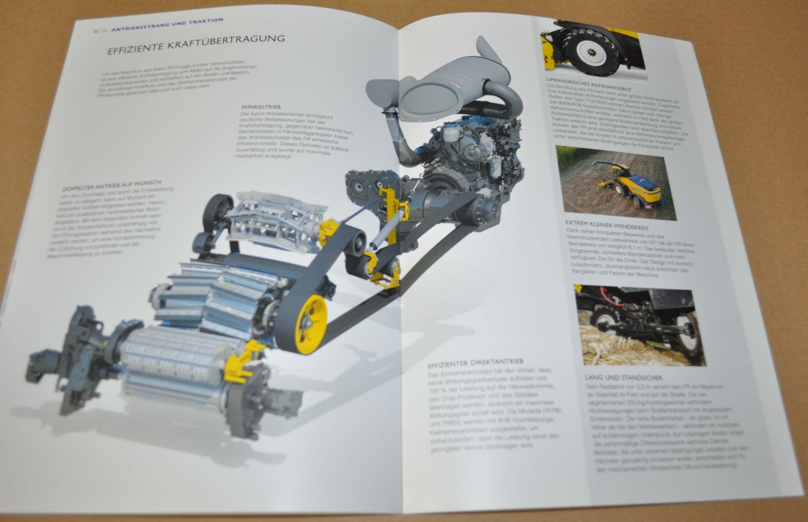 2015 New Holland FR Forage Cruiser Harvester Brochure Prospekt DE