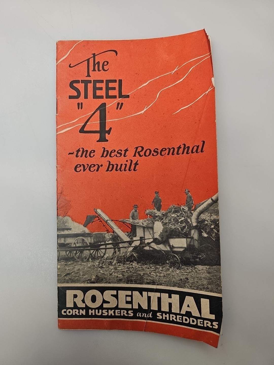 The Steel « 4 » Rosenthal Corn Huskers FARMING Antique Farm Sales Literature