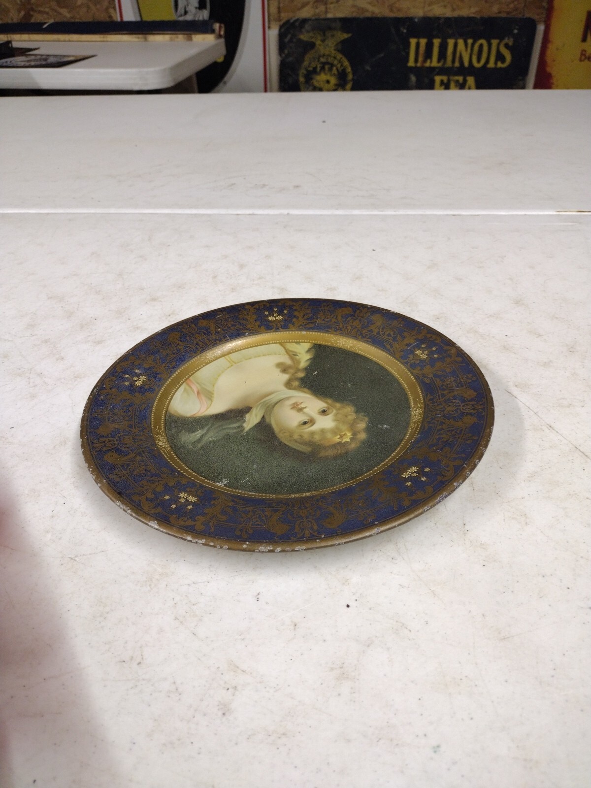 Antique Emerson-Newton Co. Kansas City MO Implement Advertising Vienna Art Plate