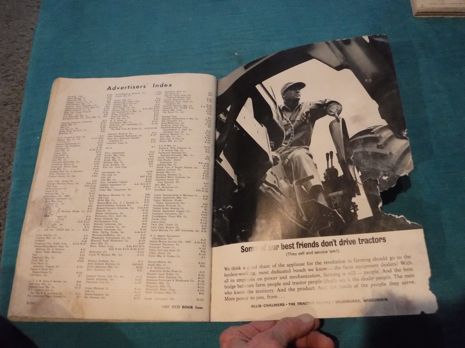 IMPLEMENT & TRACTOR JAN. 31 1965 FARM EQUIPMENT RED BOOK VINTAGE