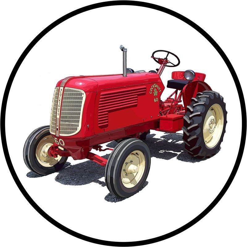 Cockshutt Model 60 Tractor NEW Metal Sign 28&Prime; Dia. Round AMERICAN STEEL