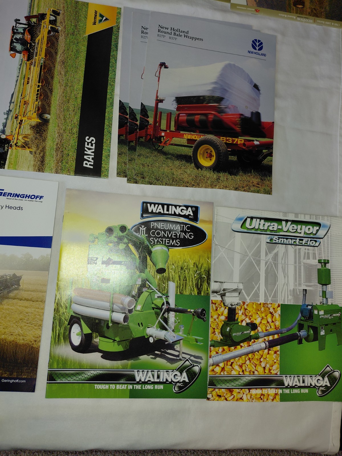 Lot Of 80+ Modern (Year 2000+) Farm Equipment, Tractor, Combine Brochures