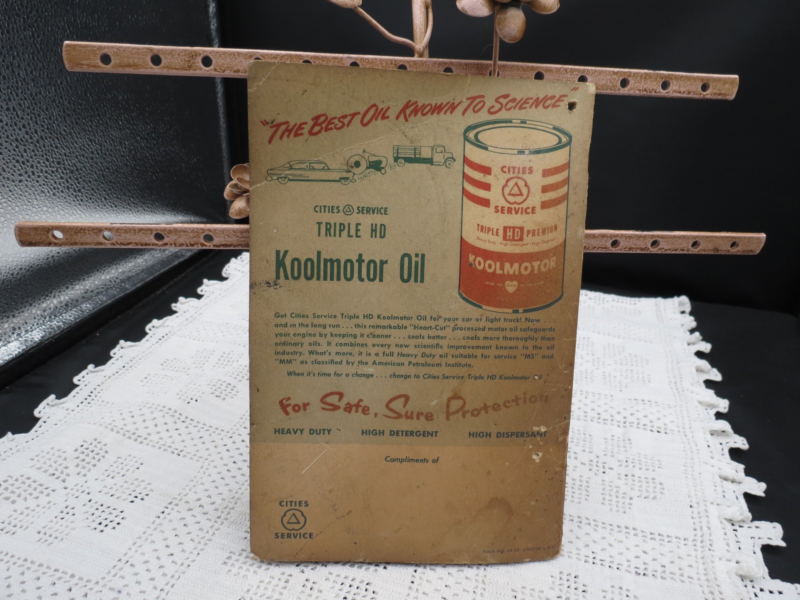 Vintage 1954 The Farm Book Cities Services Oils Booklet- Almanac
