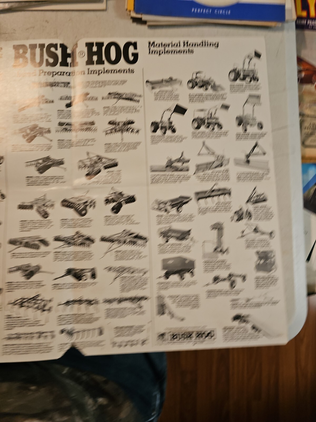 Vintage Bush Hog The Product Line Sales Brochure. Mowers