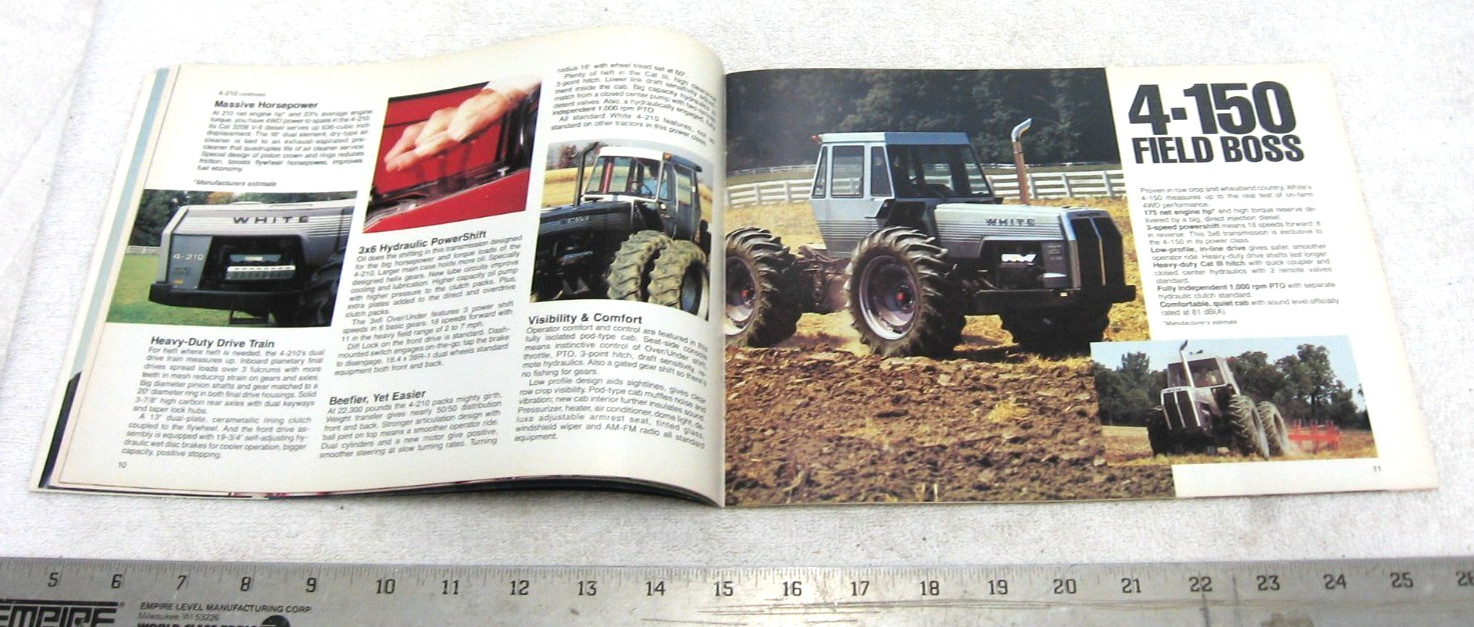 RARE 1979 WHITE TRACTOR & EQUIPMENT BUYERS GUIDE FULLINE 2-155 180 135 4-210 150