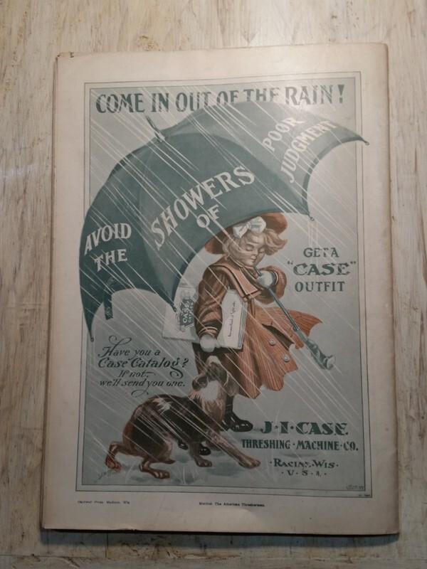 1908 The American Thresherman Complete Magazine Madison WI Many Great Ads !