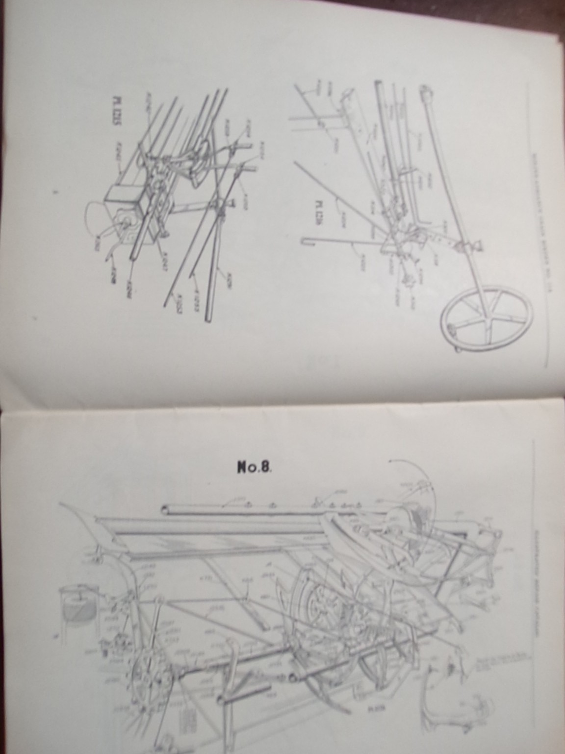 Moline No 11-A Grain Binder (Left Hand) Parts Catalog circa 1918