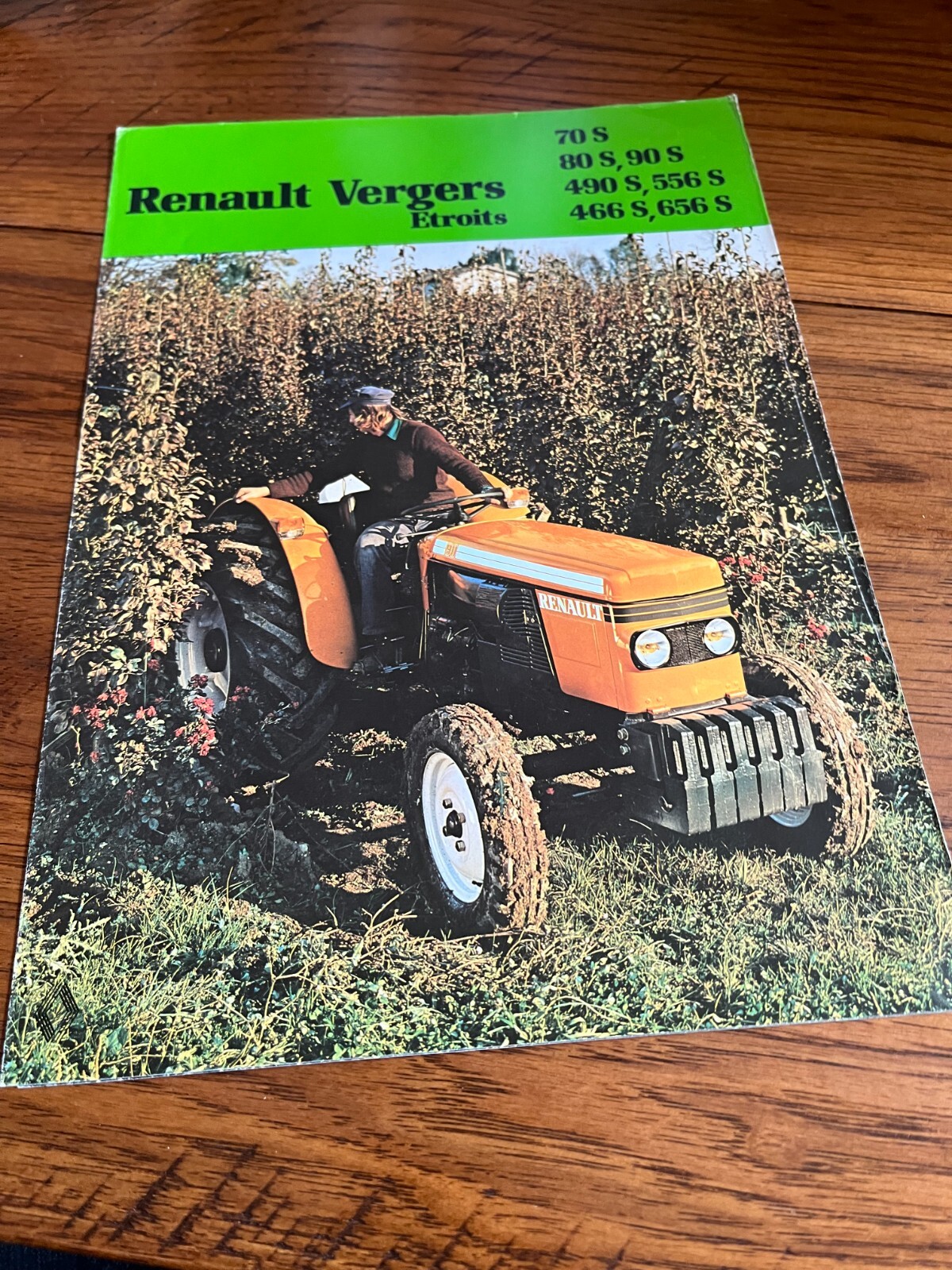 Renault Vergers 70S 80S 90S 490S 556S 466S 656S Tractor Brochure FCCA