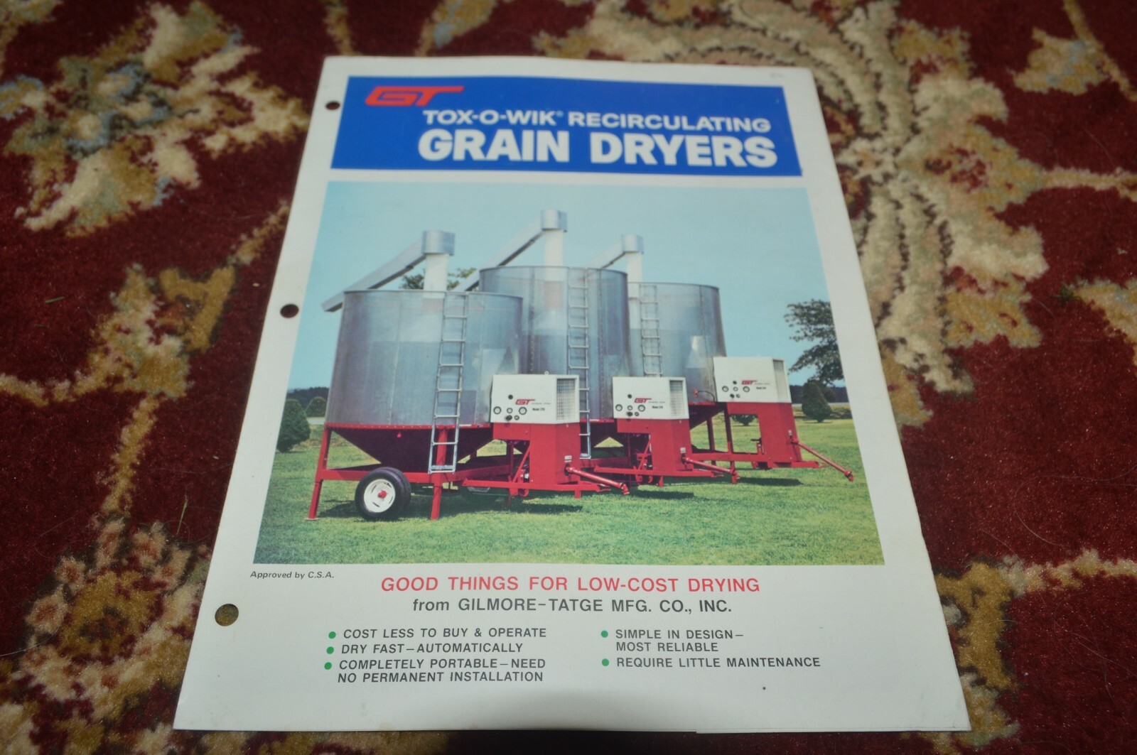 GT Tox-O-Wik Recirculating Grain Dryers Brochure BASE