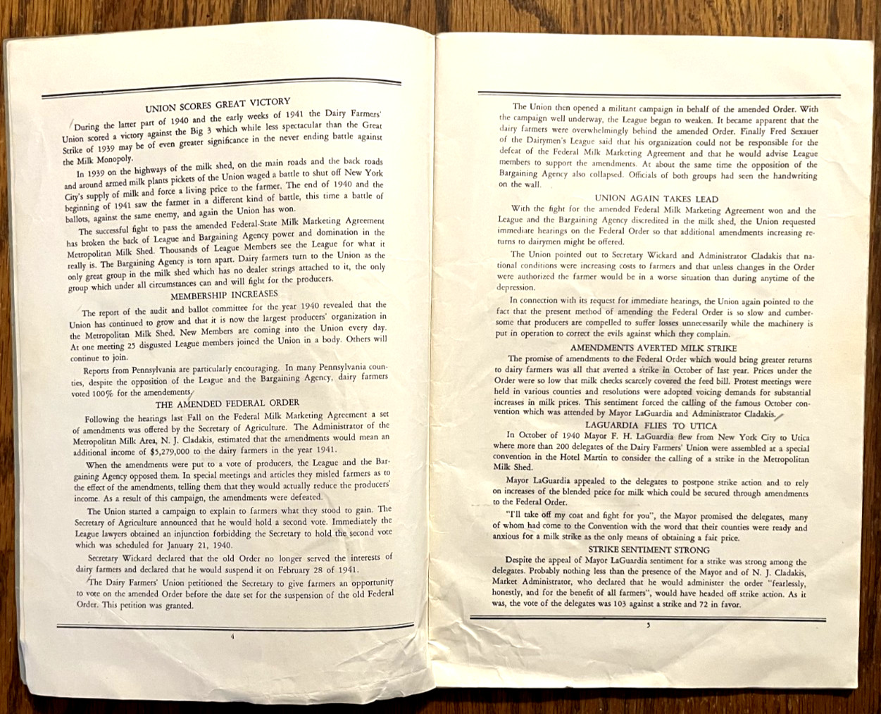 Dairy Farmers Union DFU 1940-41 Journal NYS Milk Plant & County photos local ads