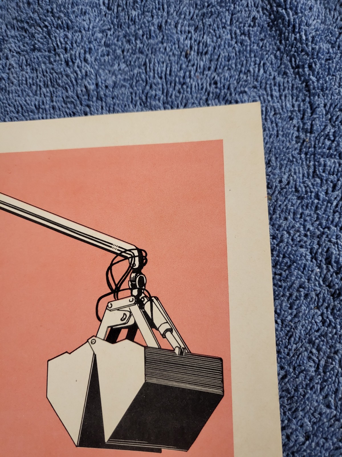 Vintage Prentice Hydraulics Inc CLAM Bucket Crane Lift Loader BROCHURE Wisconsin