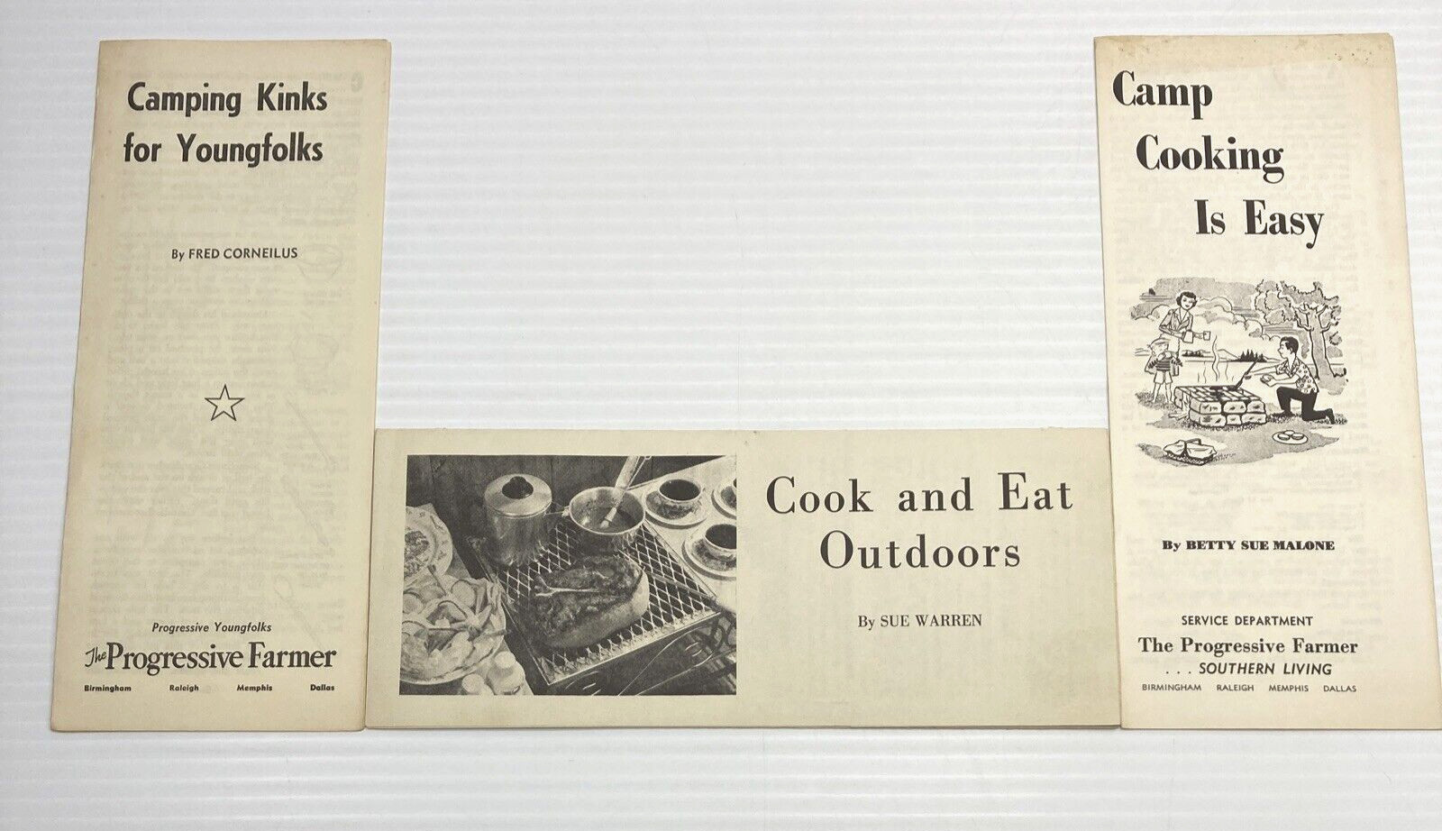 The Progressive Farmer Pamphlets Camp Cooking is Easy Cook and Eat Outdoors
