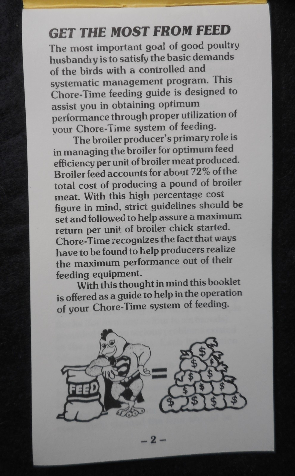 💥Vtg Chore Time Poultry Sales Pamphlets + 2 pens-FREE SHIP