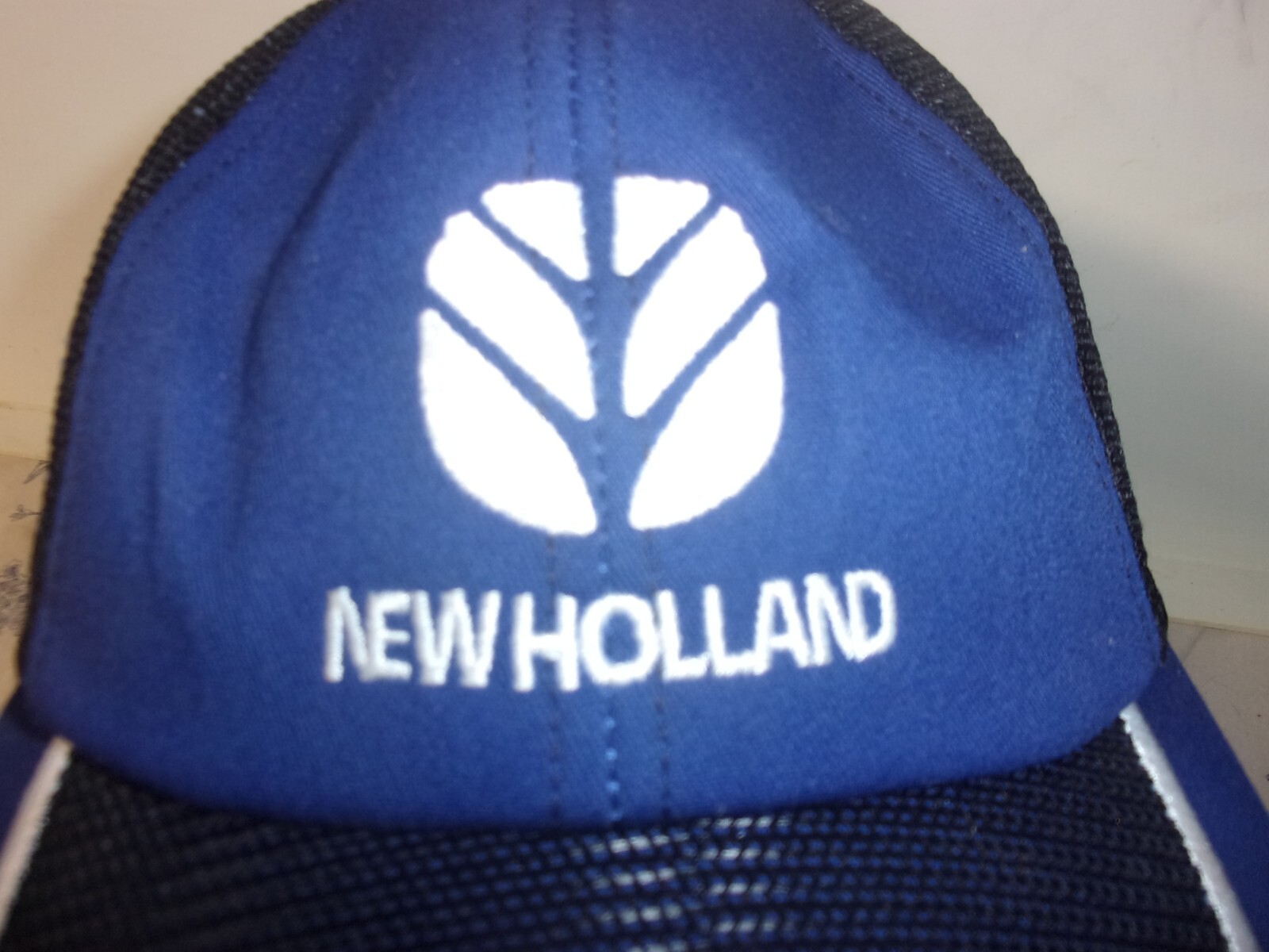 Promotional New Holland Tractor Embroidered Mesh Baseball Hat New without Tags